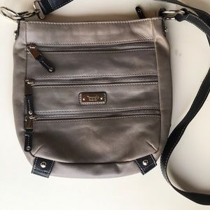 Tignanello leather cross body bag.